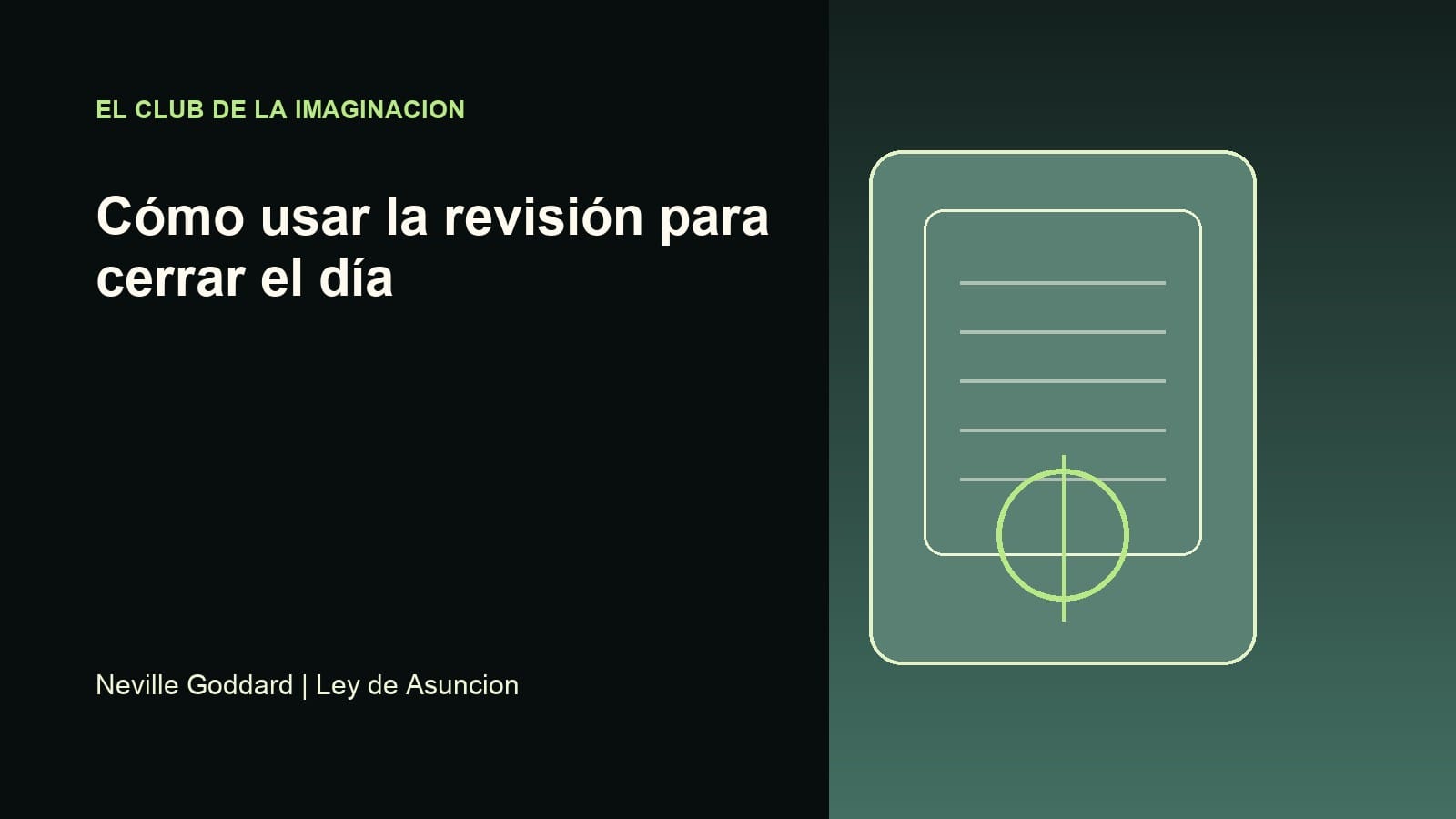 Imagen editorial para Cómo usar la revisión para cerrar el día