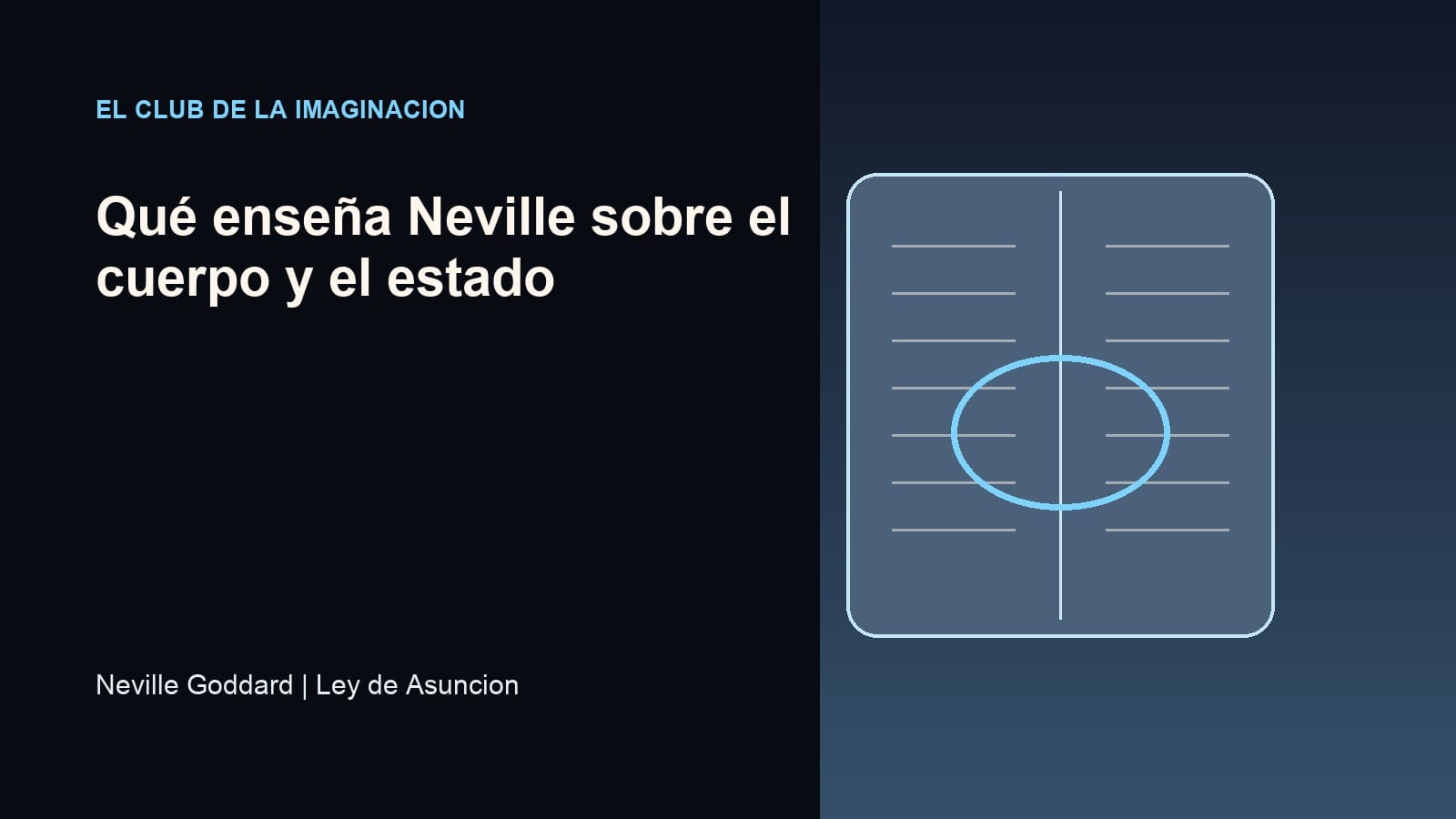 Imagen editorial para Qué enseña Neville sobre el cuerpo y el estado