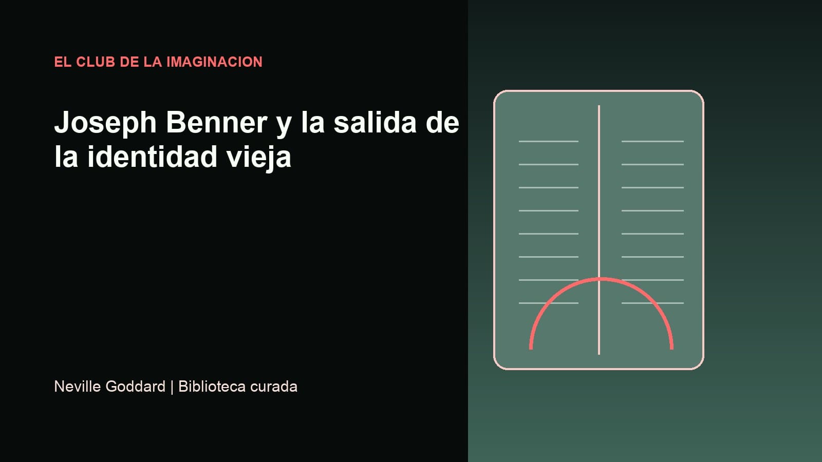 Imagen editorial para Joseph Benner y la salida de la identidad vieja