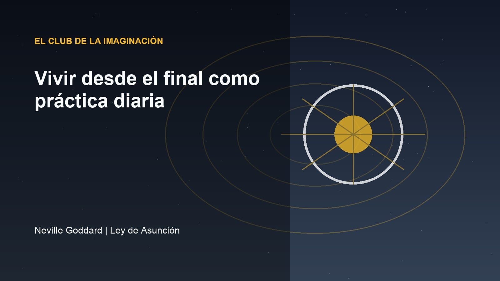 Imagen editorial abstracta para Vivir desde el final como práctica diaria